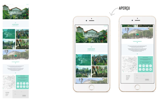 Site téléphone "Jardins Partagés"